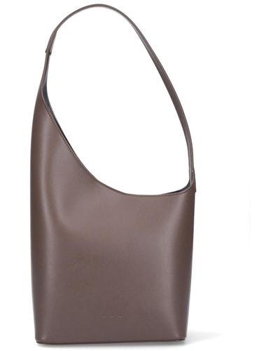 AESTHER EKME: shoulder bag for woman - Beige  Aesther Ekme shoulder bag  MINI SAC online at