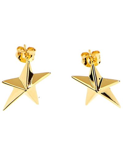 Mugler 'Mini Star' Earrings - Metallic