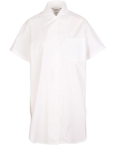 Max Mara Palau Chemisier Dress - White