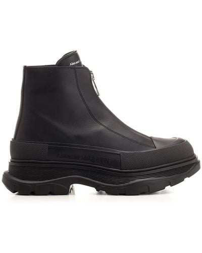 Alexander McQueen Tread Slick Ankle Boot - Black