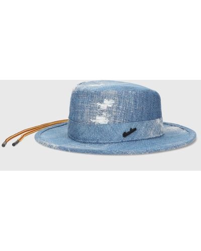 Borsalino Tanaka Safari Hat - Blue