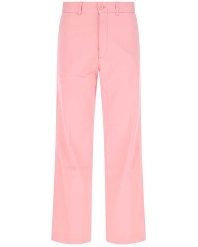 Lacoste Pink Stretch Cotton Pant