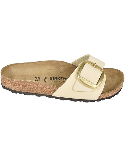 Birkenstock Madrid Big Buckle Sandals - Natural