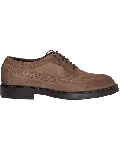 Doucal's Dovetail Derby Shoes - Brown