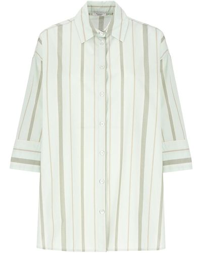 Peserico Striped Shirt - White