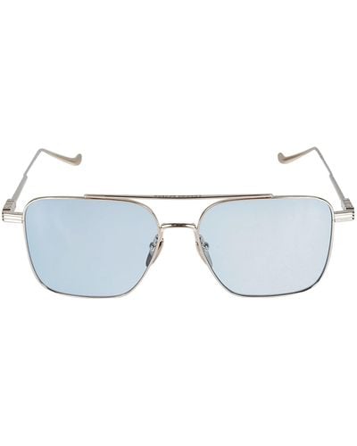 Chrome Hearts Aviator Square Sunglasses - Blue