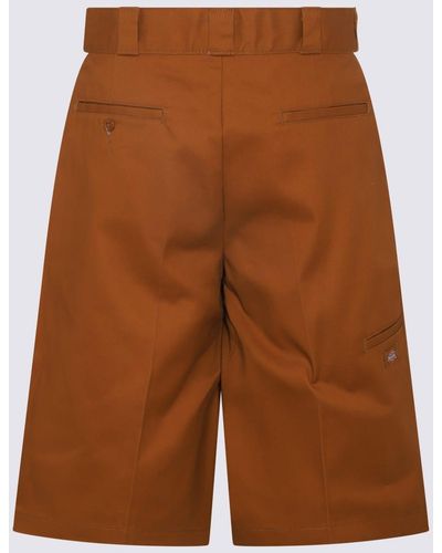 Dickies Cotton Blend Shorts - Brown