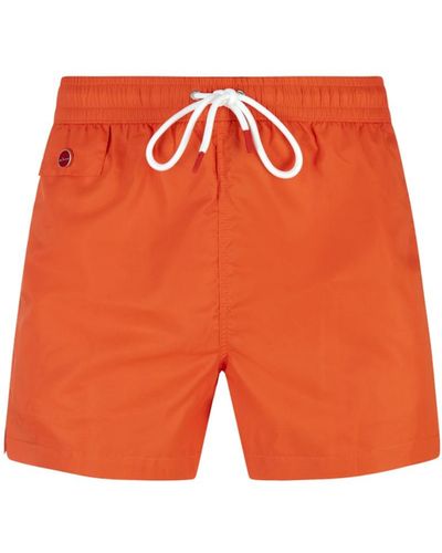 Kiton Swim Shorts - Orange