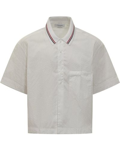 Thom Browne Rugby Shirt - Gray