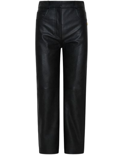 Stella McCartney Alter Mat Faux Leather Trousers - Black