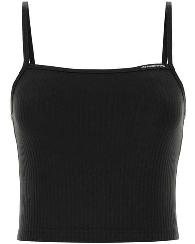 T By Alexander Wang Canvas "Cami" - Black
