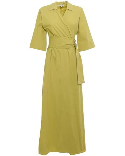 Antonelli Long Kimono Dress - Green