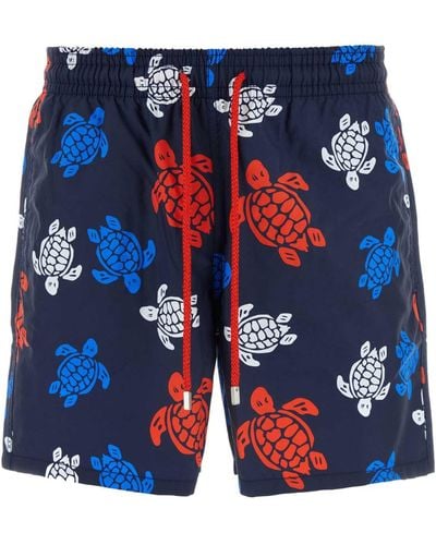 Vilebrequin Tortues Multicolores Swimming Shorts - Blue