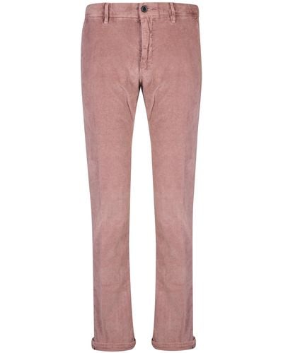 Incotex Veltev Trousers - Pink