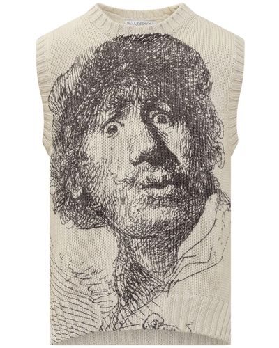JW Anderson Rembrandt Vest - Gray