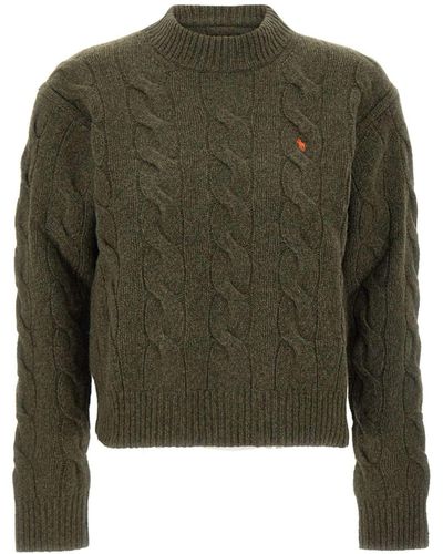Polo Ralph Lauren Classic Wool And Cashmere Jumper - Green