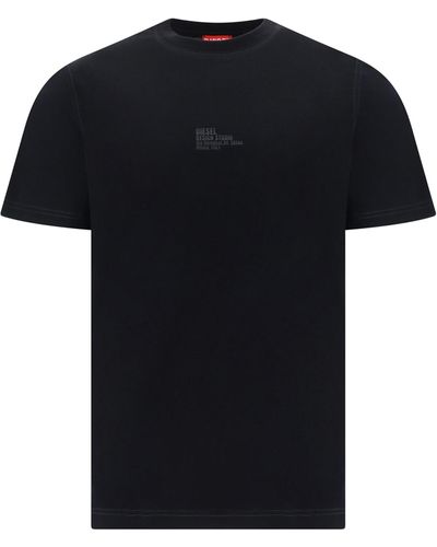 DIESEL T-Shirts - Black