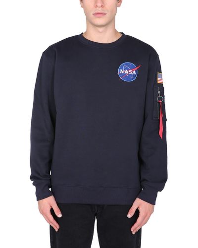Alpha Industries Space Shuttle Sweatshirt - Blue