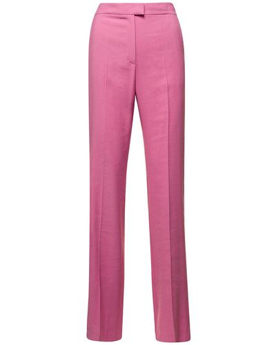 ANDAMANE Straight Pants Galdys - Pink