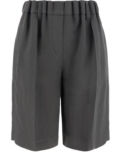 Brunello Cucinelli Bermuda Shorts - Grey