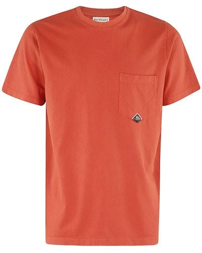 Roy Rogers T Shirt Pocket - Orange