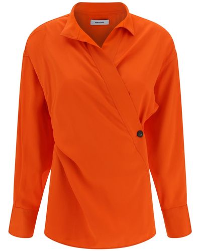 Ferragamo Shirts - Orange