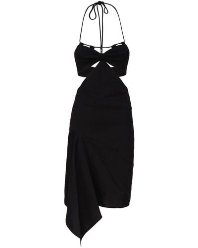Pinko American Pie Cut-out Sleeveless Dress - Black