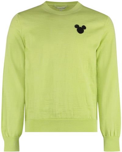 Comme des Garçons Shirt X Disney - Long Sleeve Crew-neck Sweater - Green
