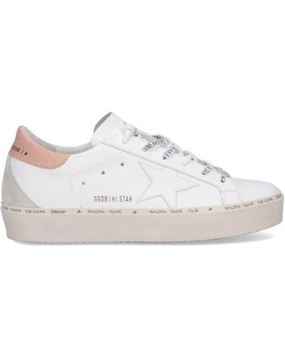 Golden Goose Women Hi Star Classic With Spur Sneakers - White