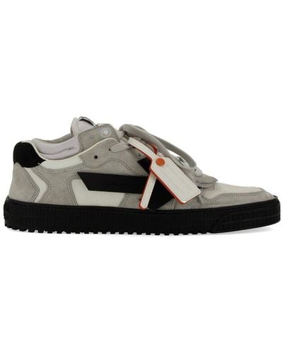 Off-White c/o Virgil Abloh Floating Arrow Lace-Up Sneakers - Gray