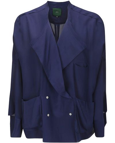 Jejia Bloom Shirt Jacket 1 - Blue