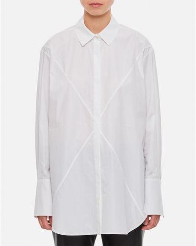 Loewe Puzzle Fold Shirt In Cotton - White