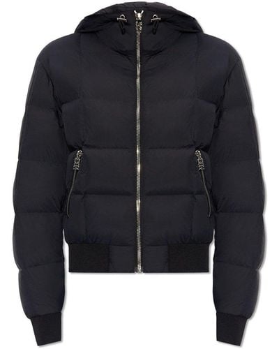 DSquared² Down Jacket With Logo, - Blue