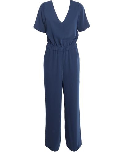 P.A.R.O.S.H. Full Jumpsuit - Blue