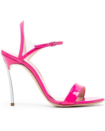 Casadei Leather Leather Sandals - Pink