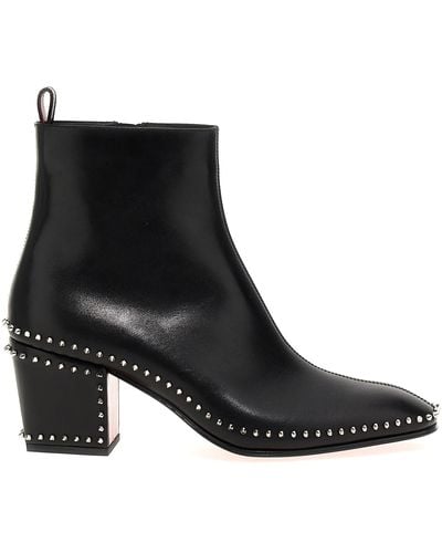 Christian Louboutin Rosalio St Spikes Ankle Boots - Black