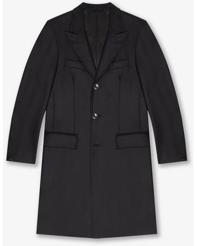 Larusmiani Handmade Overcoat Coat - Black