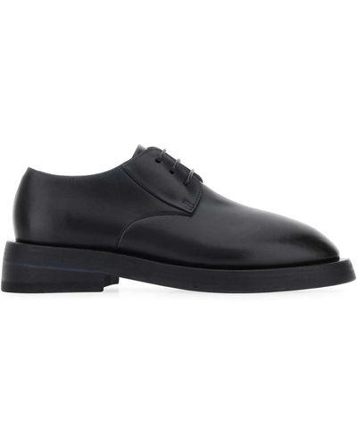 Marsèll Midnight Leather Mentone Lace-Up Shoes - Black