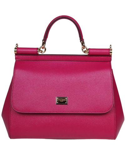 Dolce & Gabbana Medium Sicily Bag - Pink