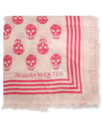 Alexander McQueen Scarves - Pink