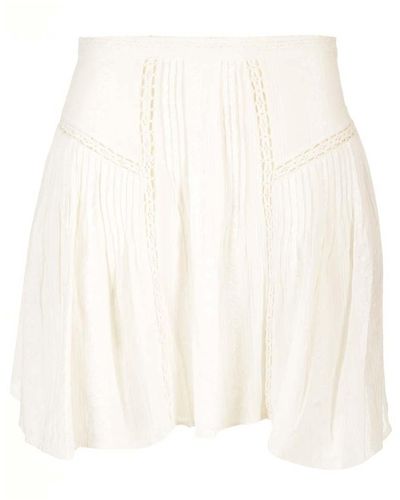 Isabel Marant Lace-detailed Skirt - White