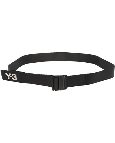 Y-3 Logo Belt - Black