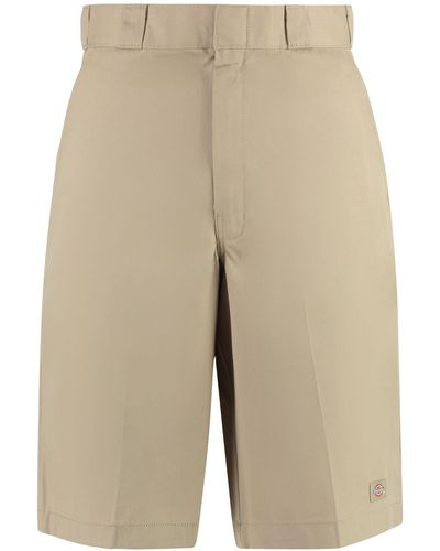 Dickies Cotton Blend Shorts - Natural