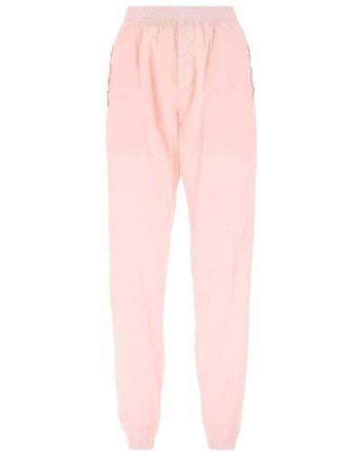 Givenchy 4G Cropped Jogger Pants - Pink