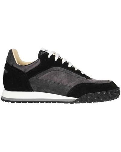Spalwart Leather Low Trainers - Black