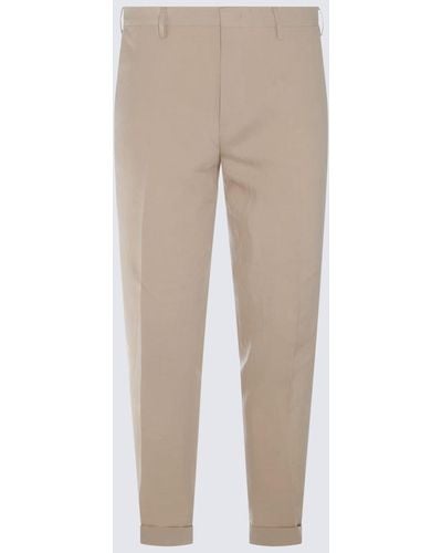 Paul Smith Linen Trousers - Natural