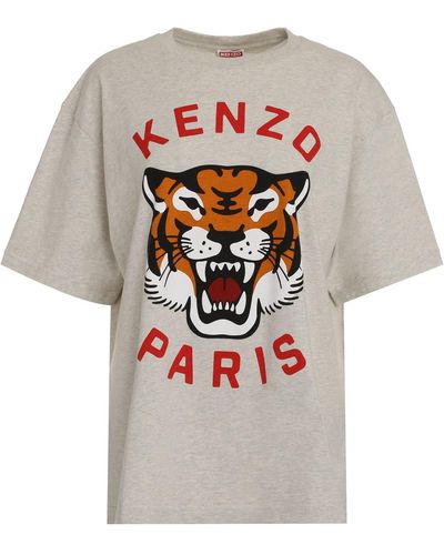 KENZO Cotton Crew-neck T-shirt - White