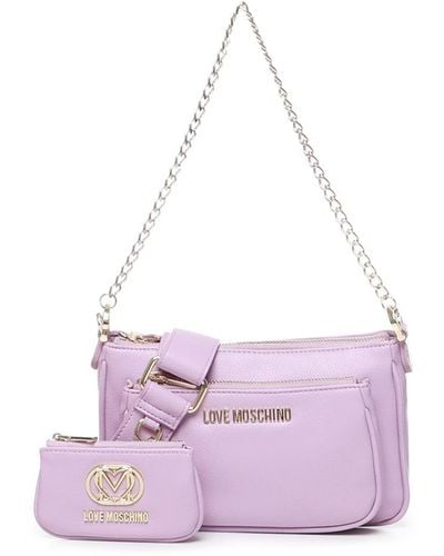 Love Moschino Pouch Charm Shoulder Bag - Pink