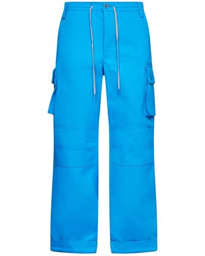 Jacquemus Giardino Cotton Pants - Blue