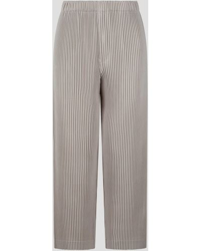 Homme Plissé Issey Miyake Mc March Trousers - Grey